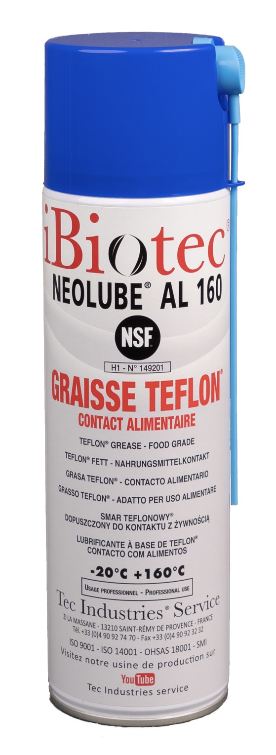 IBIOTEC gamme agroalimentaire agr&eacute;&eacute;e NSF, fabricant de d&eacute;grippants, lubrifiants, d&eacute;moulants, solvants, d&eacute;tergents r&eacute;pondant &agrave; l'ISO 22000 ainsi qu'aux m&eacute;thodes de maitrise HACCP et BRC version 8. nettoyant inox. degrippant alimentaire. detergent alimentaire. nettoyant alimentaire. lubrifiant alimentaire. graisse alimentaire. huile lubrification alimentaire. solvant alimentaire. produits detectables. produits alimentaires biodegradables. silicones alimentaires. dissolvant sucre. s&eacute;curit&eacute; alimentaire. S&eacute;curit&eacute; agro-alimentaire. Produits maintenance d&eacute;tectables